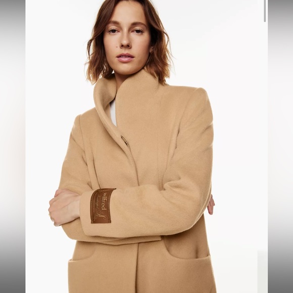 Brand New - Aritzia Wilfred The Cocoon Long Coat - Italian Wool and Cashmere - Picture 3 of 8